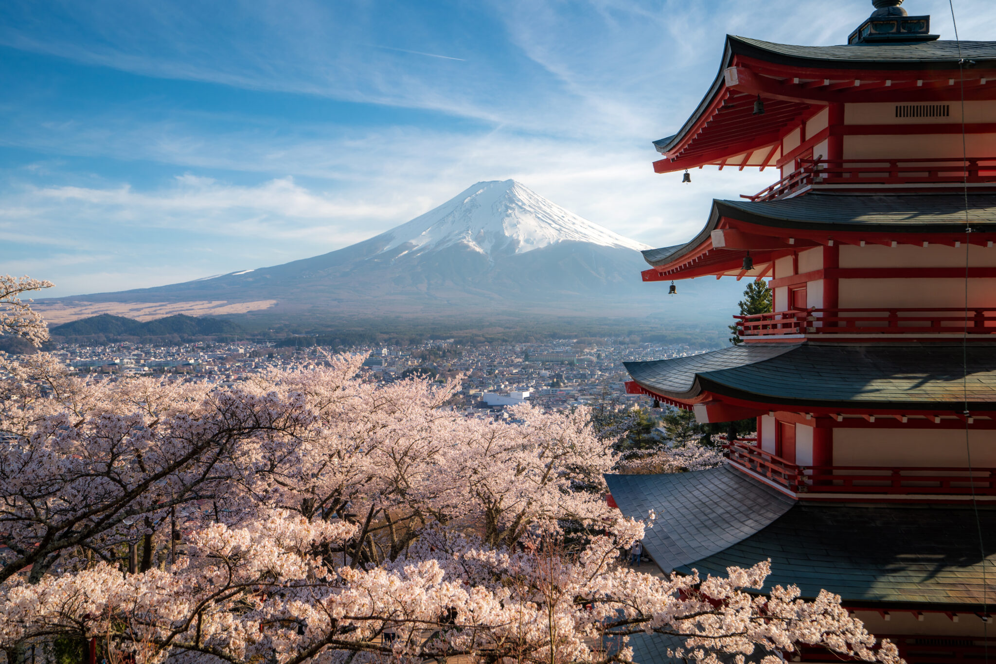 View from Arakura-Fuji-Sengen-Jinja